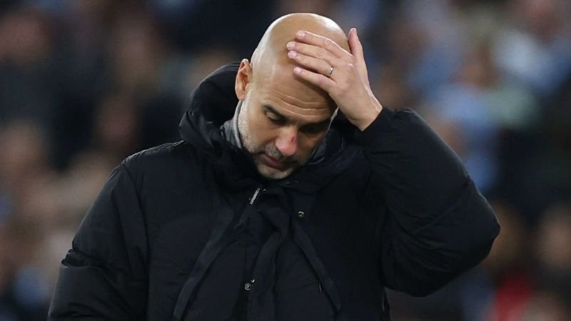 Josep Guardiola revela el origen de los arañazos en su rostro después del empate del City