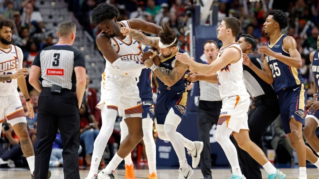 NBA: Alvarado y Williams castigados por su enfrentamiento