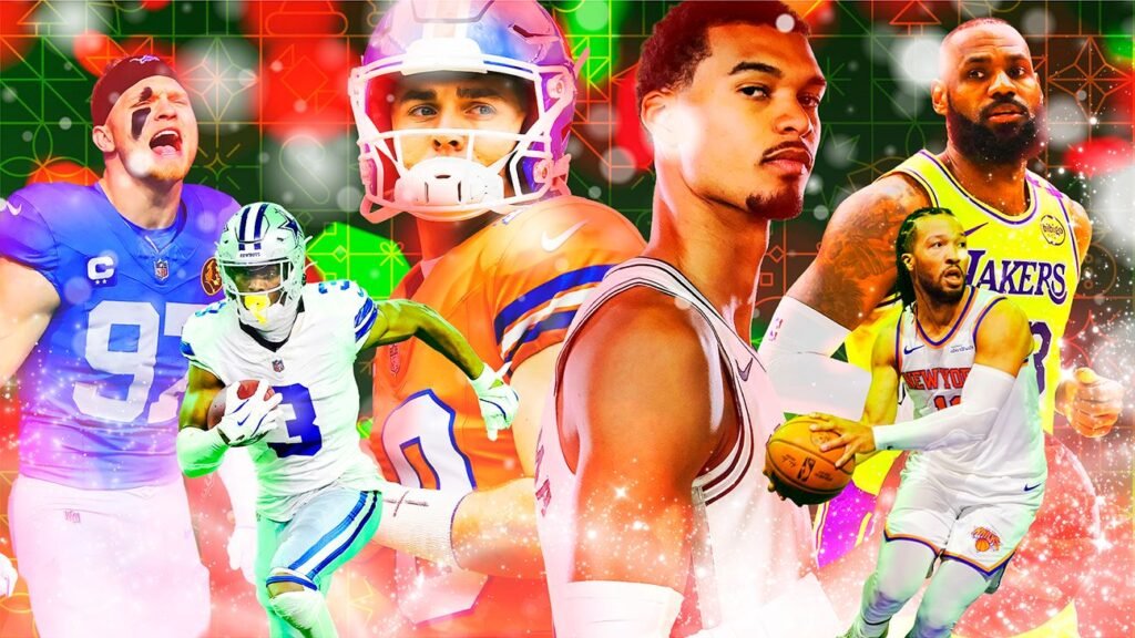 Predicciones y análisis de los partidos de NFL y NBA para la Navidad