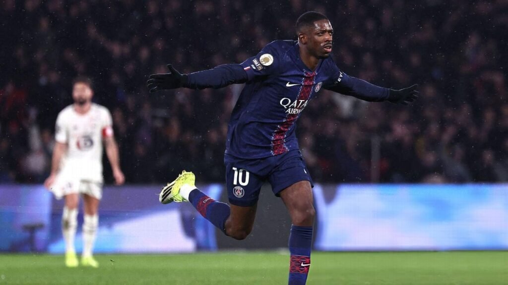 Con el talento deslumbrante de Dembélé, el PSG arrasó al Lille y se posiciona como líder de la Ligue 1