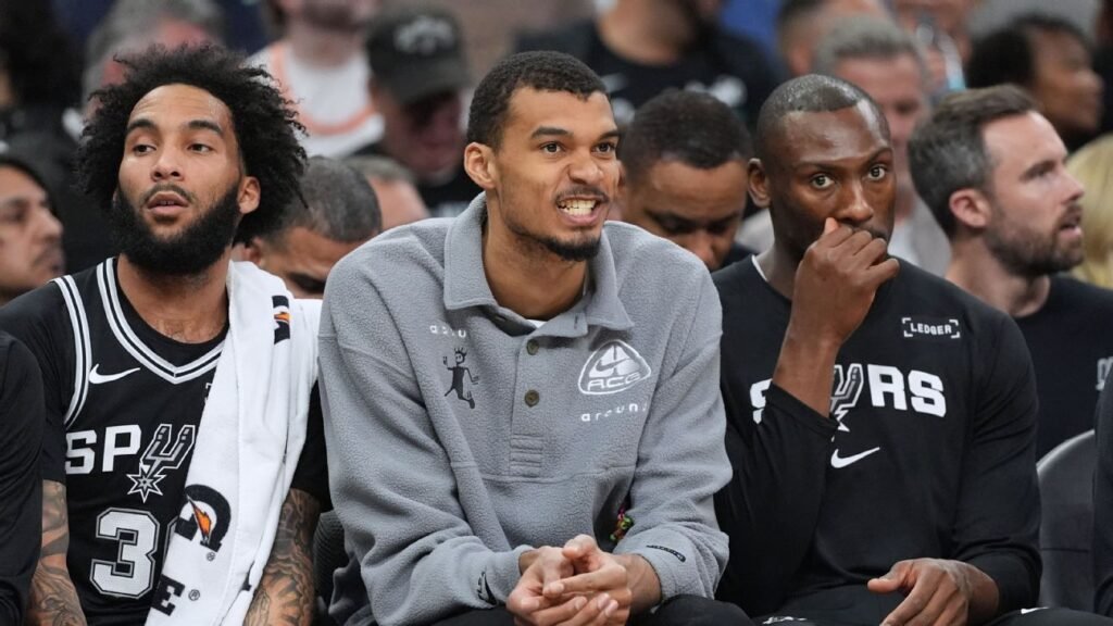 Spurs no contarán con Wemby (tobillo) en el duelo contra Clippers