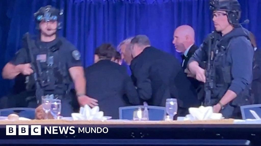 Trump es evacuado de un evento con periodistas tras escucharse disparos
