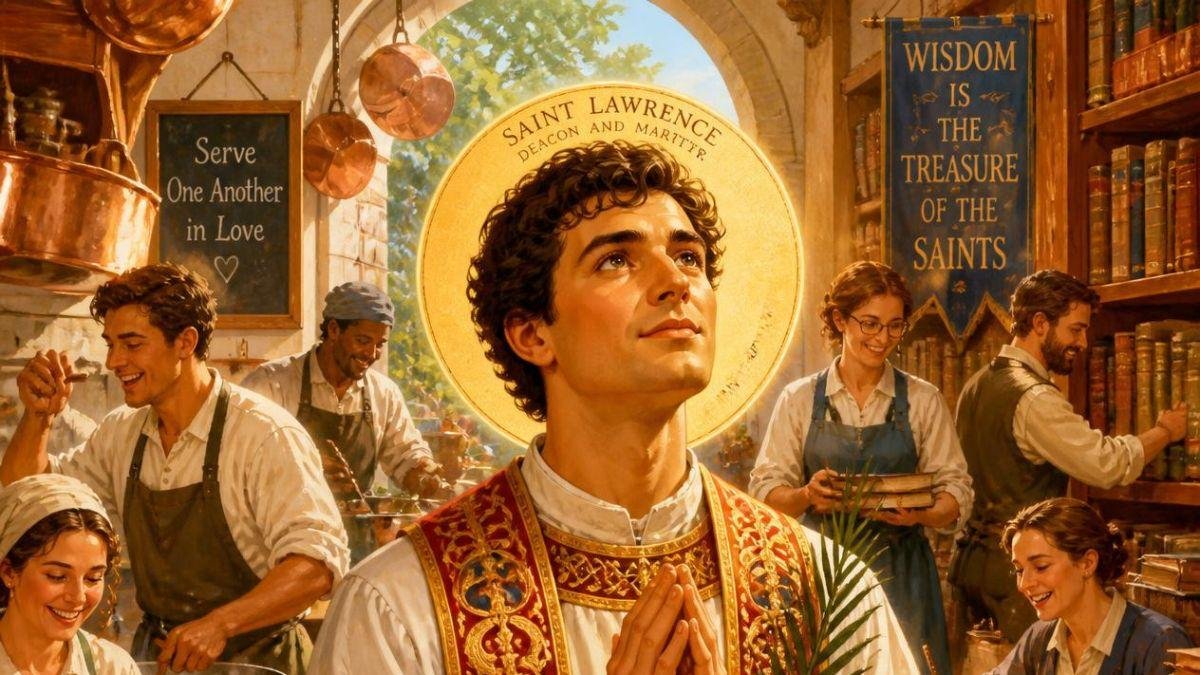 Hoy, 10 de agosto, celebramos a San Lorenzo: su oración para archivistas y bibliotecarios