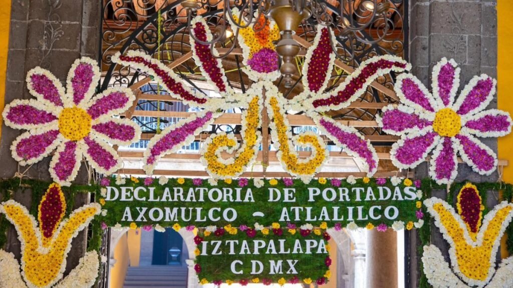 Las portadas florales de Iztapalapa, un tesoro del Patrimonio Cultural de la CDMX